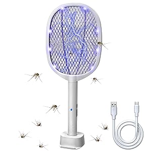 2 in 1 Rechargeable Electric Mosquito Killer Racket |(ڈینگی مچھر کے لئے موثر)