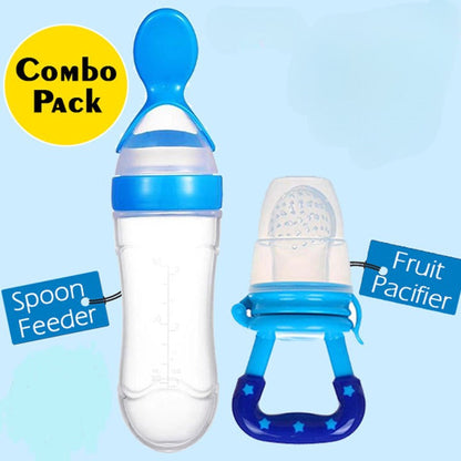 Silicone Baby Spoon Feeder Bottle Feeding