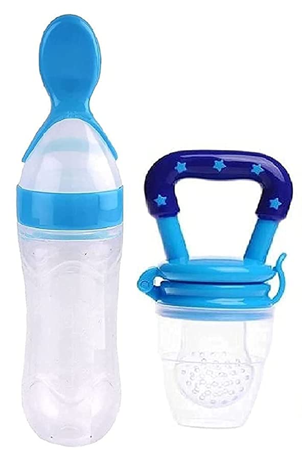 Silicone Baby Spoon Feeder Bottle Feeding