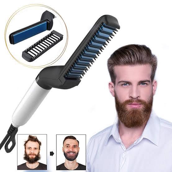 Multifunctional Beard & Hair Straighten Comb Quick Hairstyle