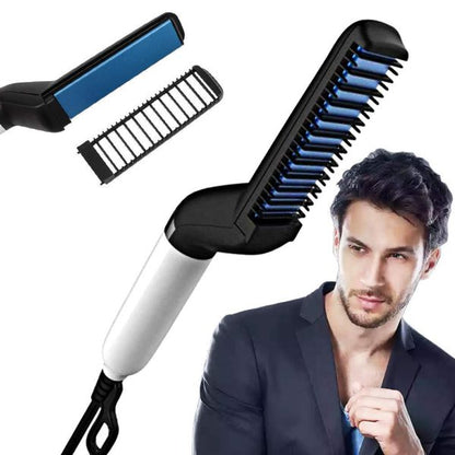 Multifunctional Beard & Hair Straighten Comb Quick Hairstyle